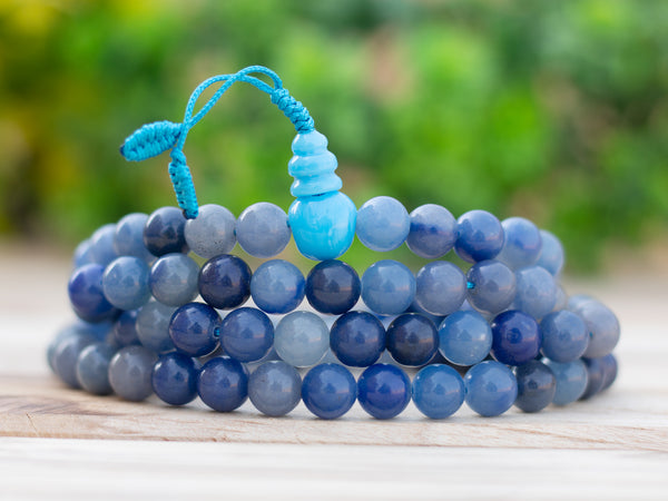 Blue Aventurine Mala