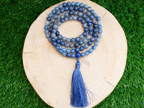 Blue Aventurine Tassel Mala