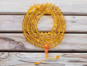 Citrine Stone Prayer Bead Mala