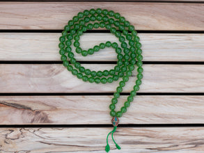 Green Jade Prayer Beads Mala