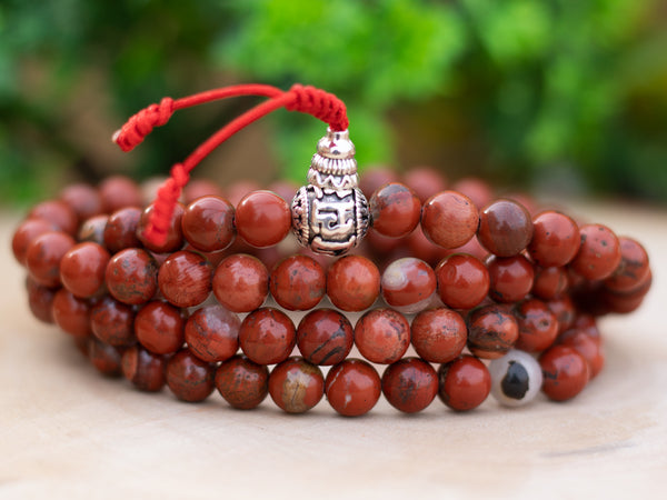 Jasper Prayer Bead Mala