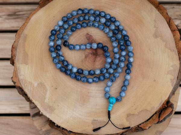 Natural Agate Stone Mala