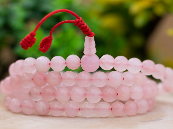 Rose Quartz Stone Mala