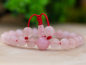 Rose Quartz Wrist Mala