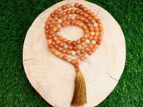 Mix Carnelian Tassel Mala